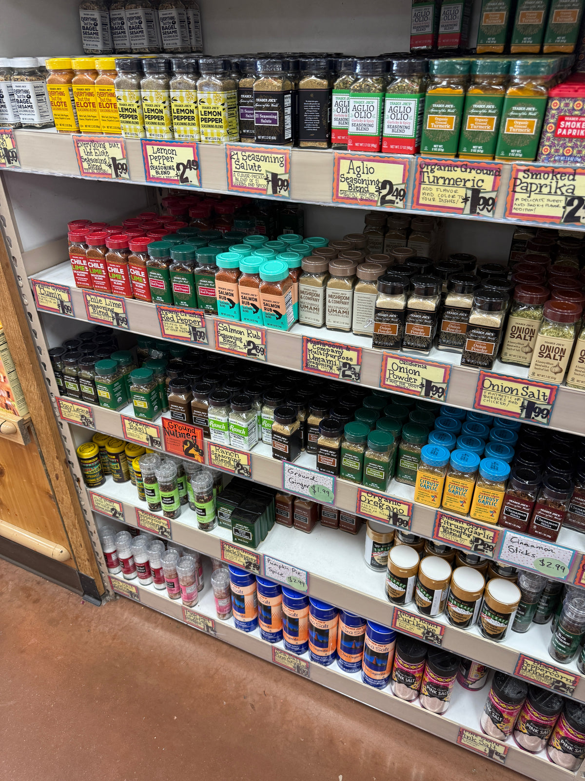 Trader Joe's Seasoning Blends