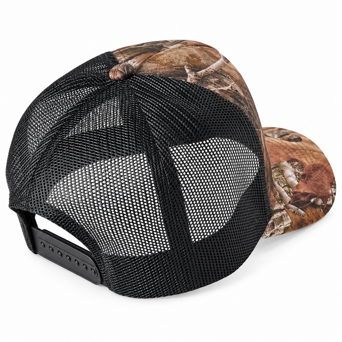 Bass Pro Shops Mesh Trucker Cap Camo Woodland back