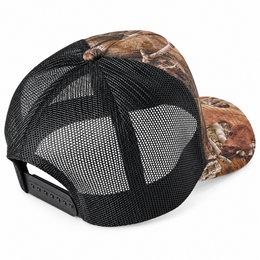 Bass Pro Shops Mesh Trucker Cap Camo Woodland back