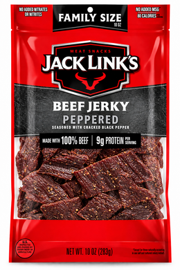 Jack Link's Beef Jerky Family Size 10 oz Peppered