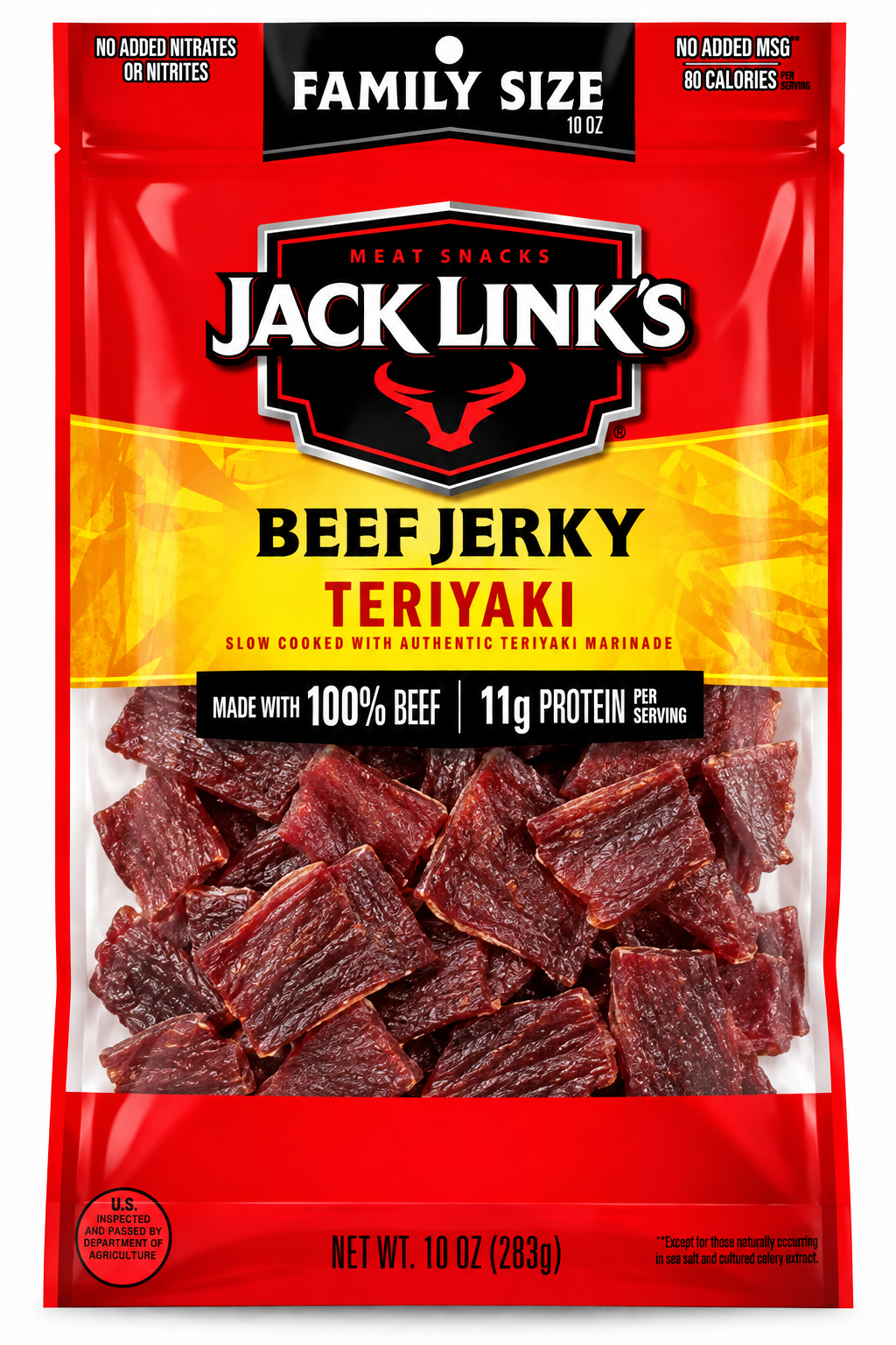 Jack Link's Beef Jerky Family Size 10 oz Teriyaki