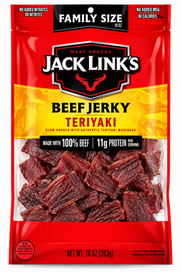 Jack Link's Beef Jerky Family Size 10 oz Teriyaki