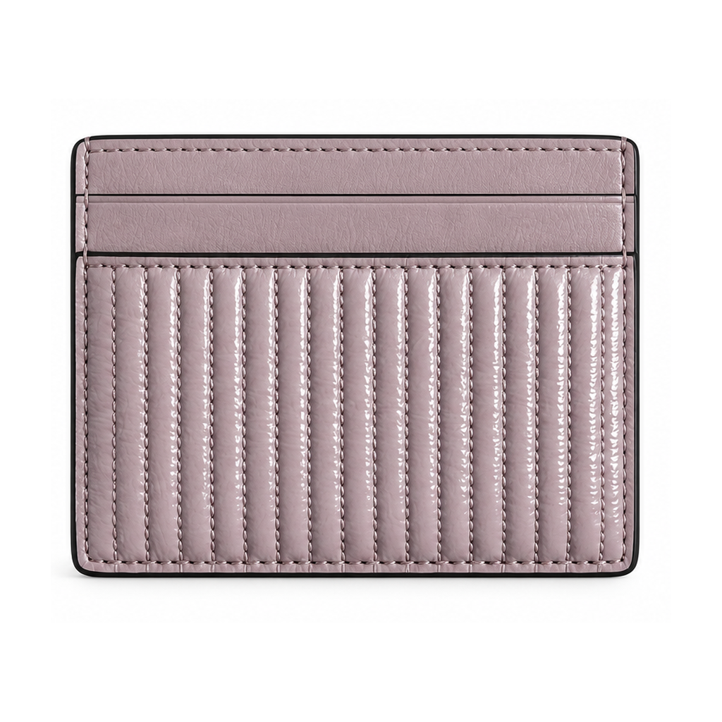 Kate Spade New York pink quilted card holder back