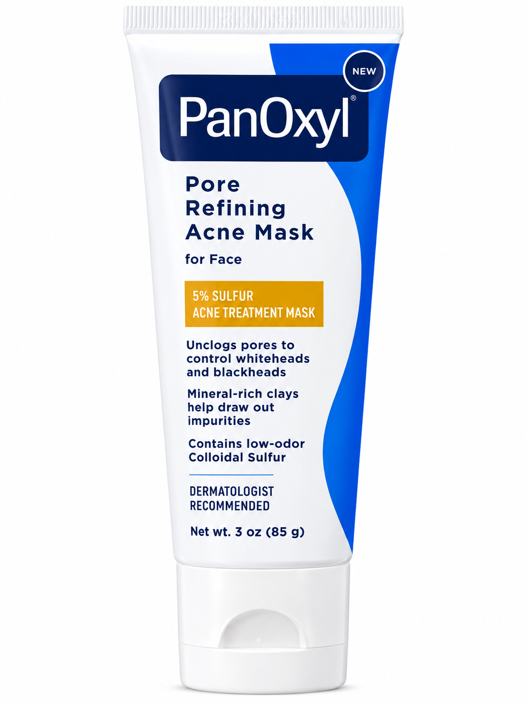 PanOxyl Pore Refining Acne Mask 5% Sulfur 3 oz front