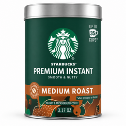 Starbucks Premium Instant Medium Roast coffee 3.17 oz front