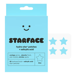 Starface Hydro-Star blue hydrocolloid pimple patches with salicylic acid