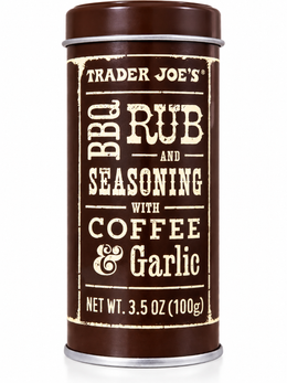 Trader Joe's BBQ Rub and Seasoning with Coffee and Garlic 3.5 oz tin