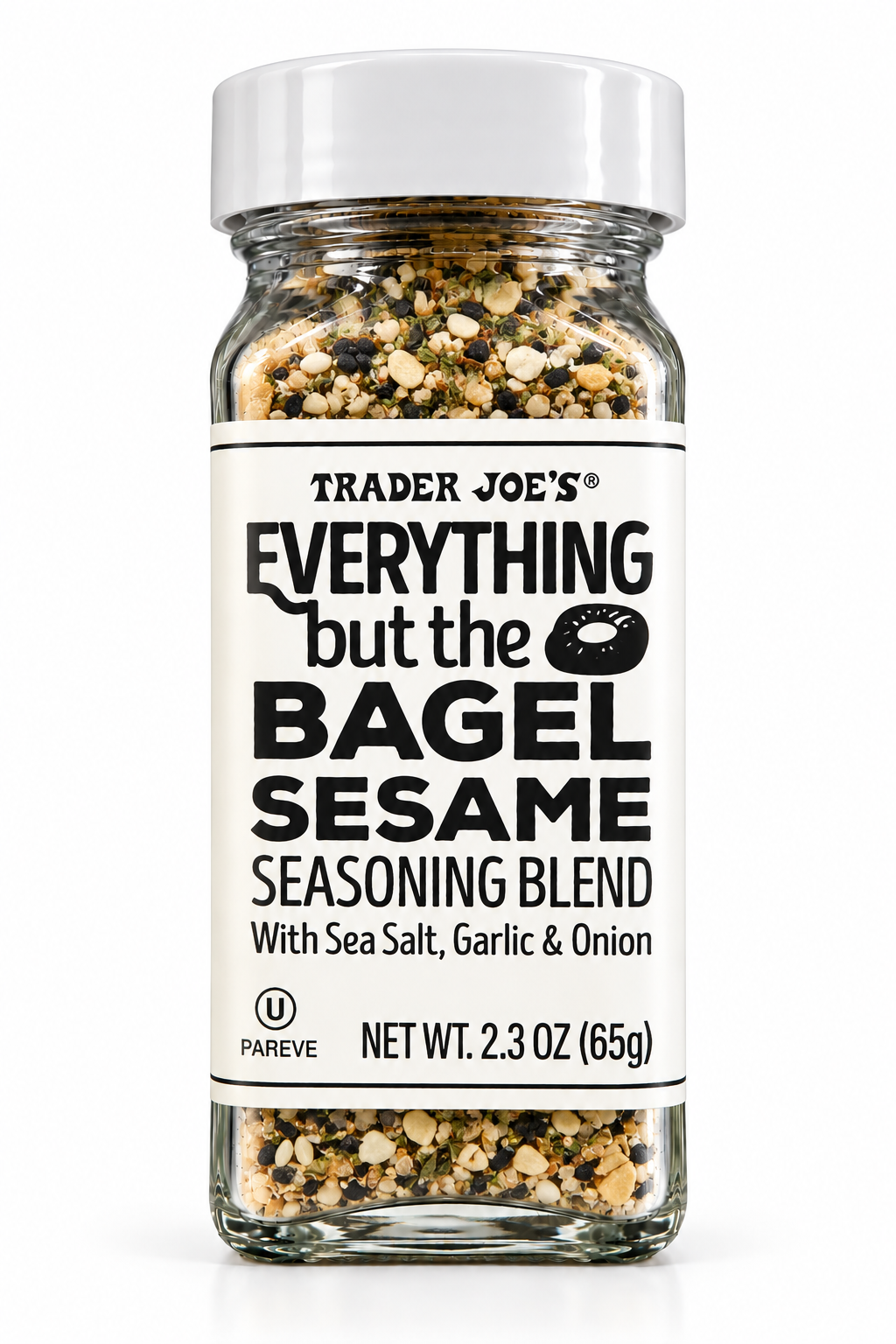 Trader Joe's Everything but the Bagel Sesame Seasoning Blend 2.3 oz jar