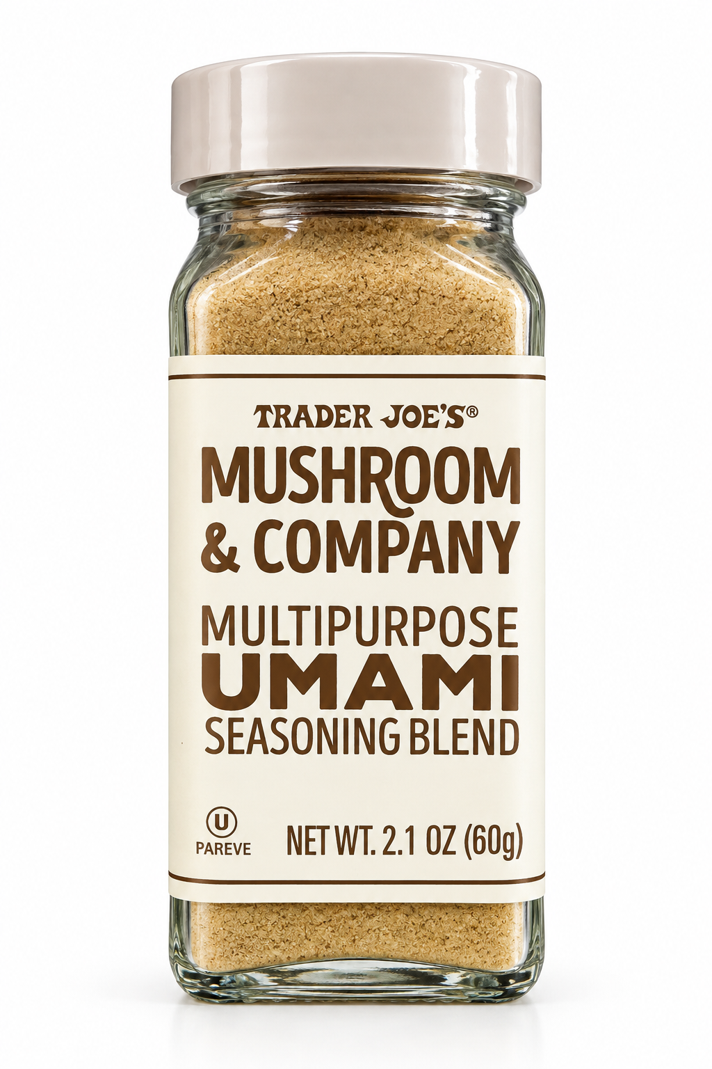 Trader Joe's Mushroom & Company Multipurpose Umami Seasoning Blend 2.1 oz jar
